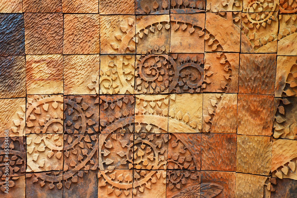 Patterns from Walls of earthenware Tile. Patterns from Walls of earthenware Tile.