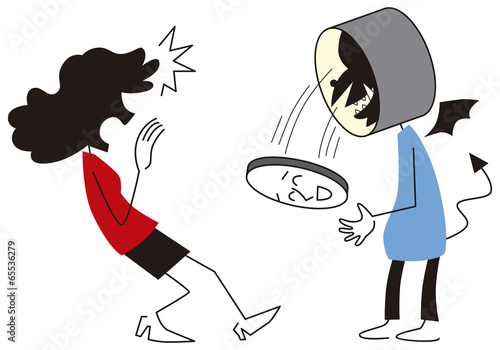 正体がばれた悪魔
