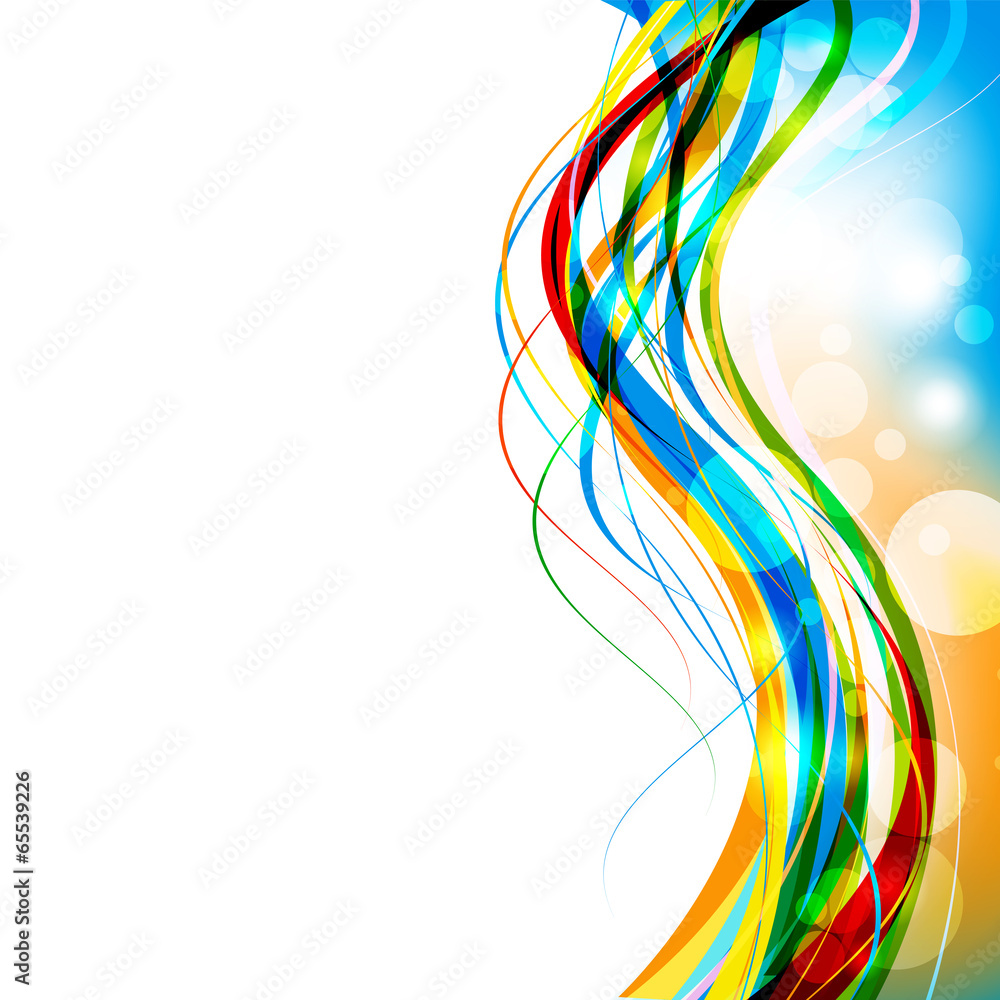 Color of Curve abstract background - obrazy, fototapety, plakaty 