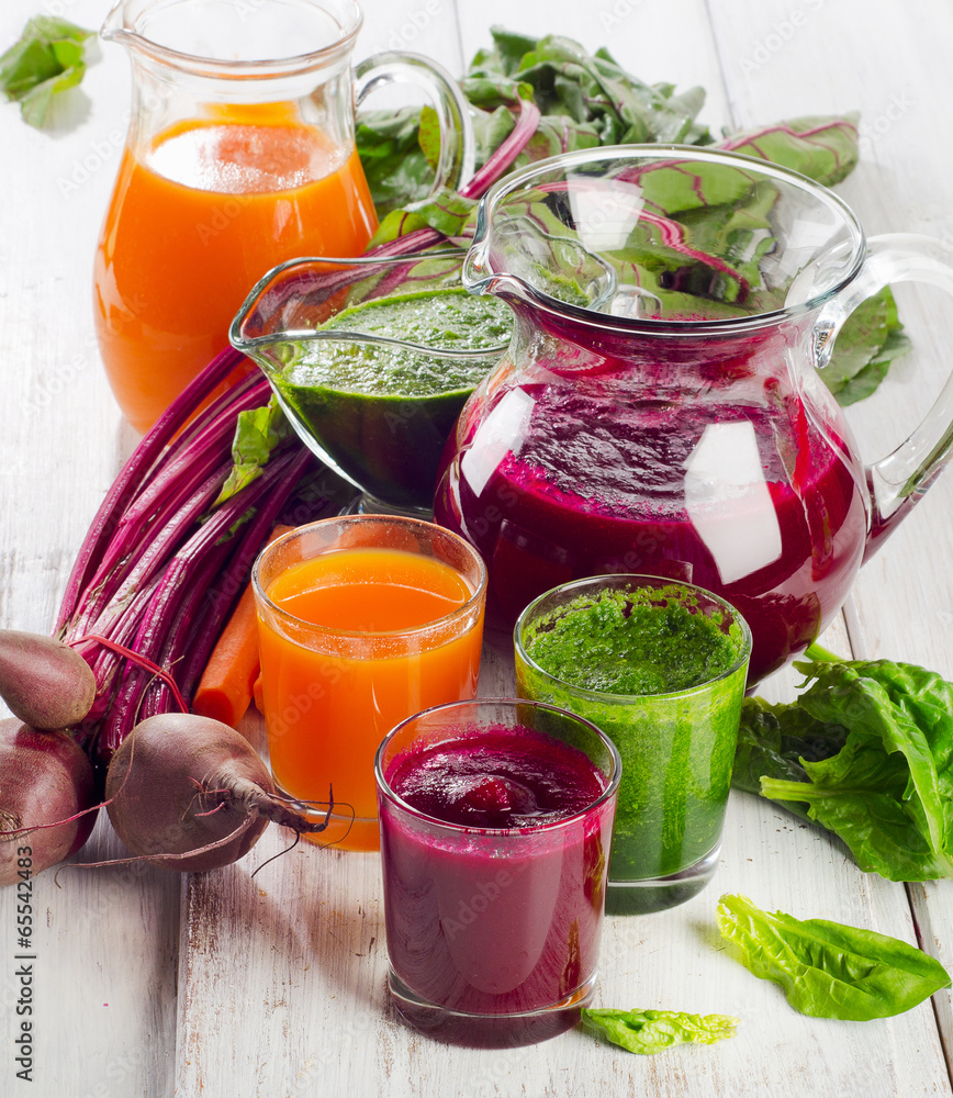 Healthy vegetable smoothie and juice Healthy vegetable smoothie and juice