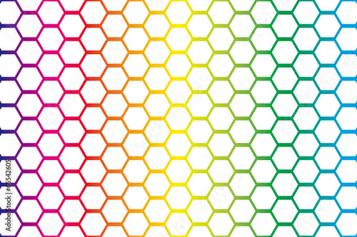#Background #wallpaper #Vector #Illustration #design #free #free_size #charge_free #colorful #color rainbow,show business,entertainment,party,image 壁紙（虹・七色・レインボー・六角）