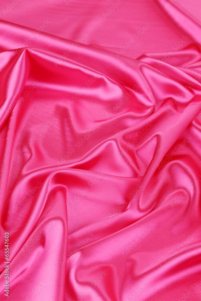 Obraz premium Pink silk drapery.