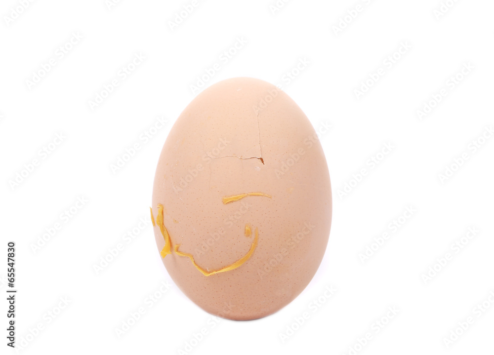 Broken egg. Broken egg.