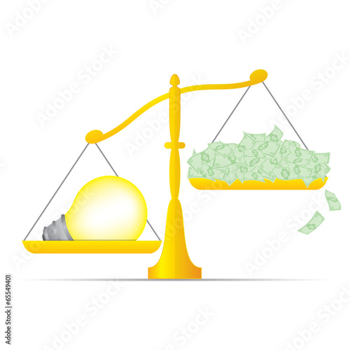 comparison of idea and money