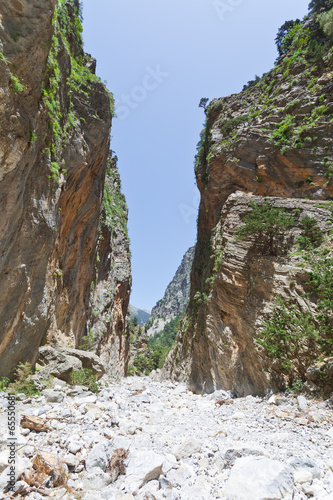 Kreta - Griechenland - Schmale Stelle der Samaria-Schlucht photo