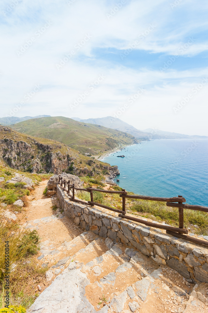 Kreta - Griechenland - Treppe nach Prevelhi