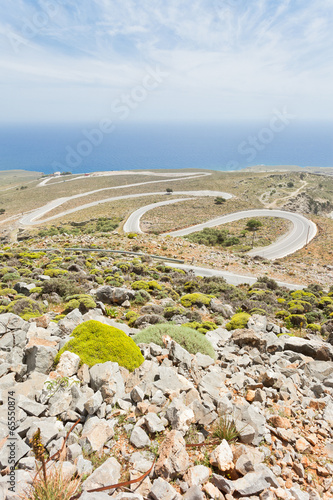 Kreta - Griechenland - Serpentinen von Imbros photo