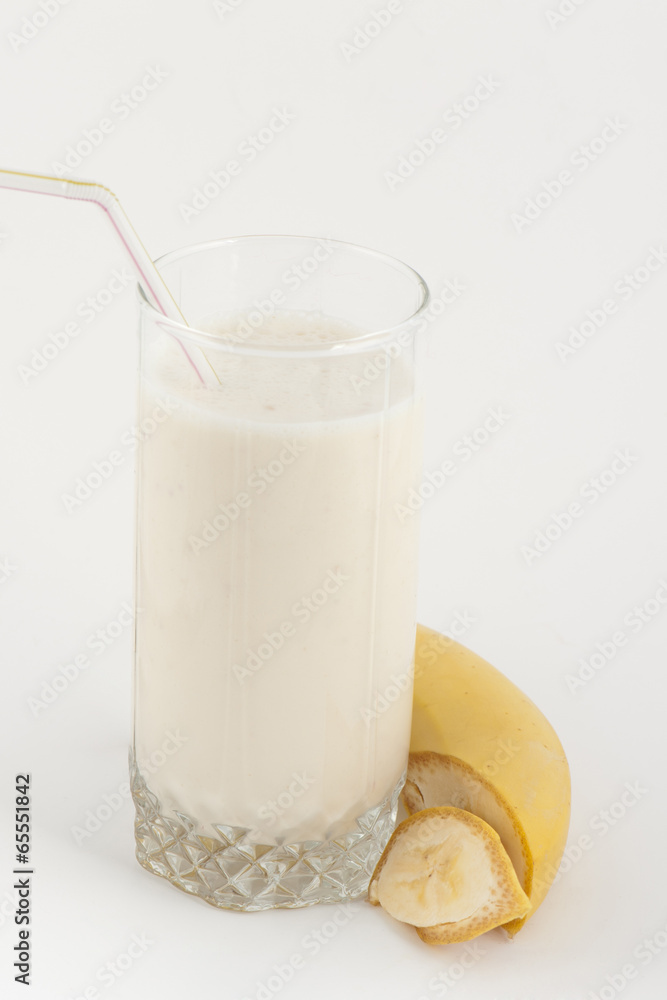 Banana juice with bananas Banana juice with bananas