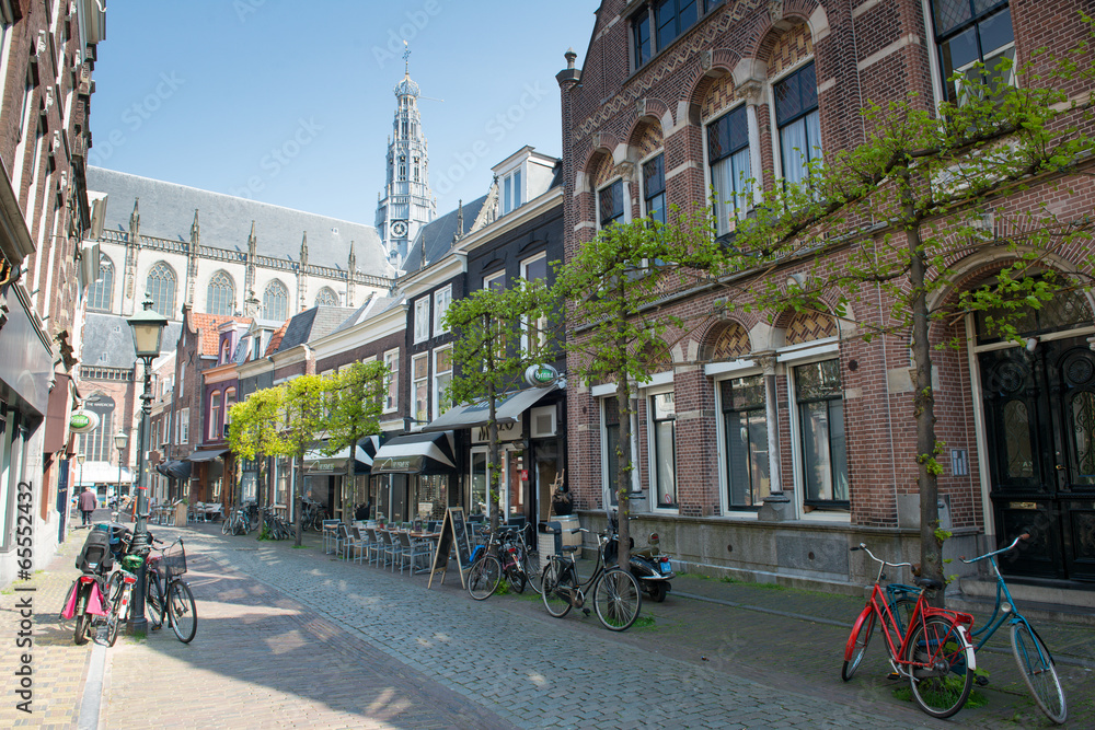 Dans les rues d'Haarlem