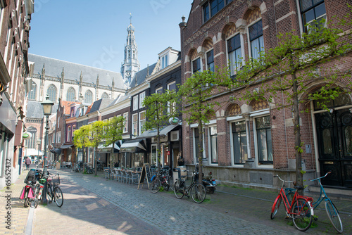 Fototapeta Naklejka Na Ścianę i Meble -  Dans les rues d'Haarlem