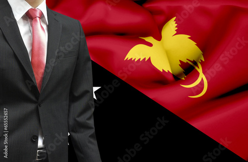 Businessman from Papua New Guinea conceptual image photo