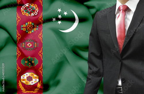 Businessman from Turkmenistan conceptual image photo