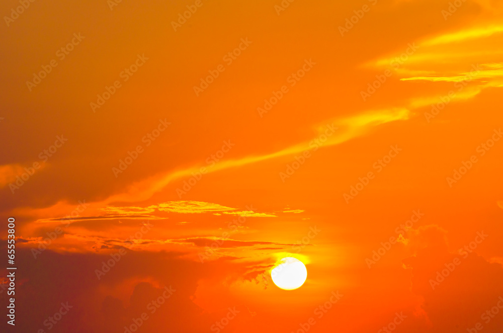 Fototapeta premium Sunset sky