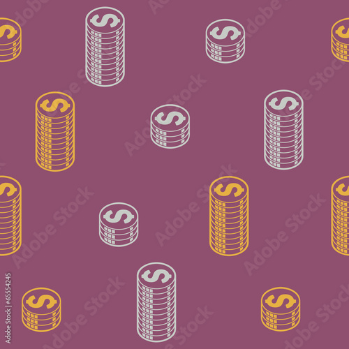 seamless background: money