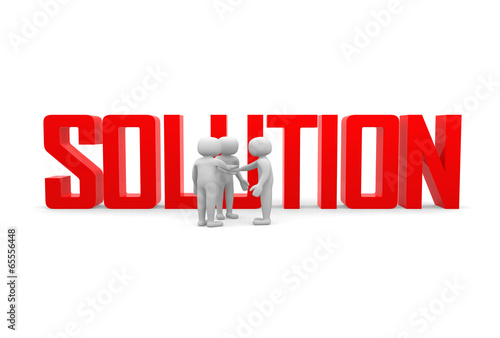 Finding solution. Conceptual business illustration photo