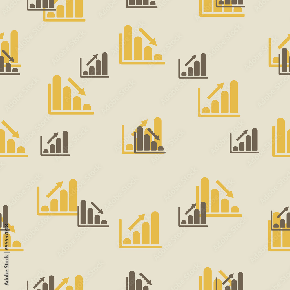 Obraz premium seamless background: chart