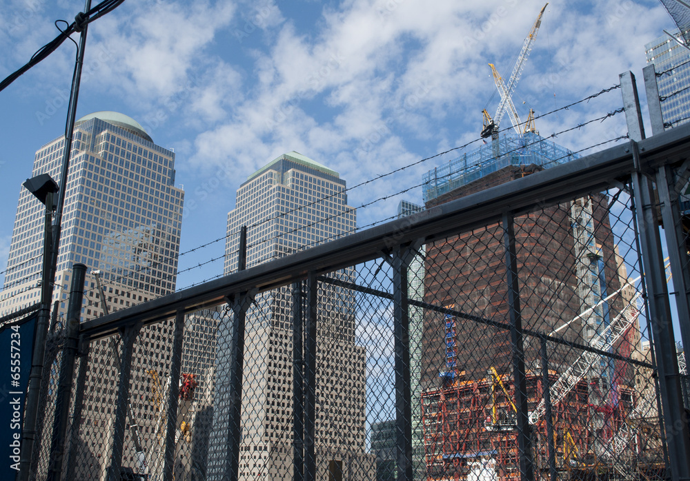 Fototapeta premium 9/11 World Trade Center New York Rebuilding Construction 4