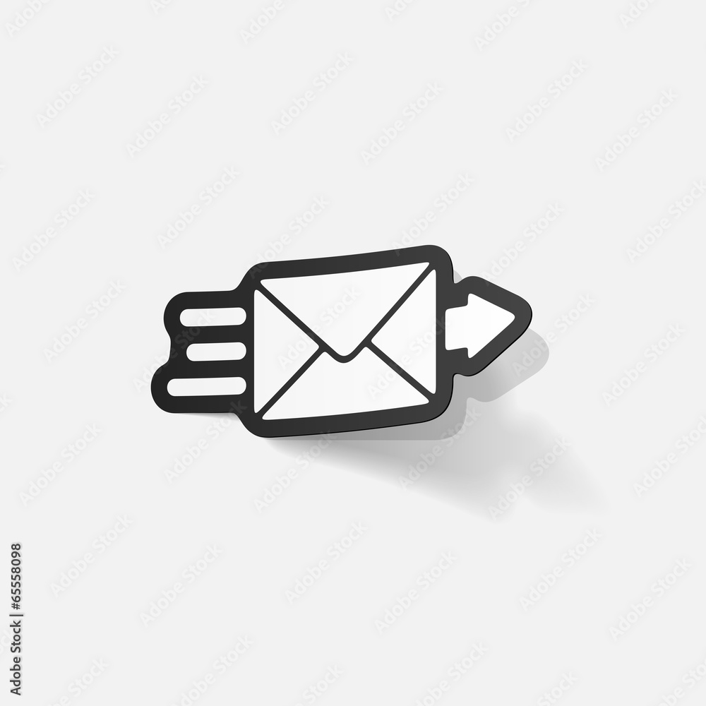 realistic design element: newsletter realistic design element: newsletter
