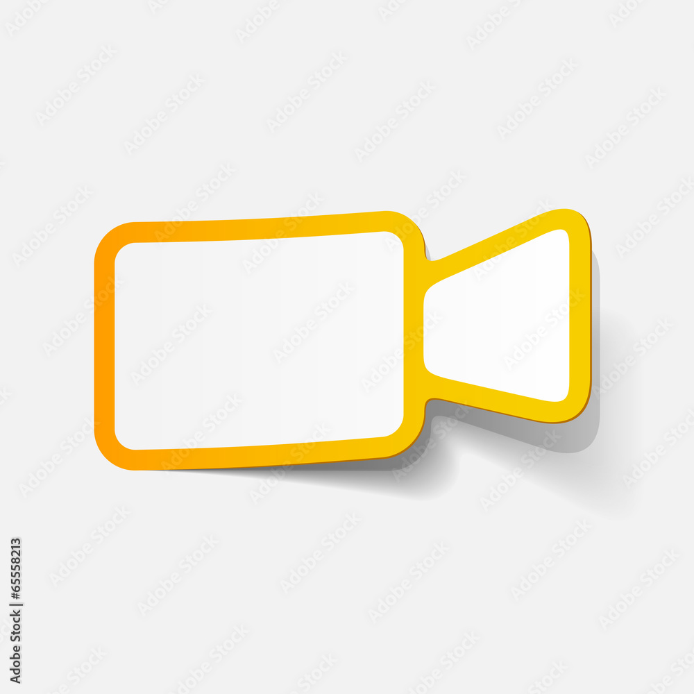 realistic design element: video realistic design element: video