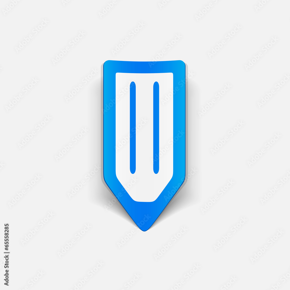 realistic design element: pencil realistic design element: pencil