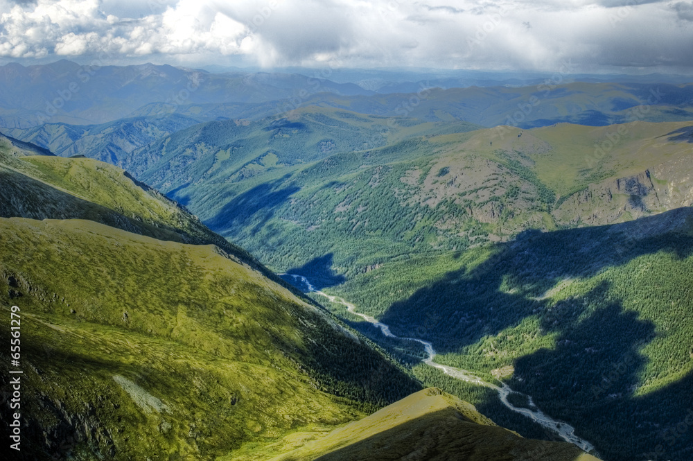 Fototapeta premium Akkem river valley