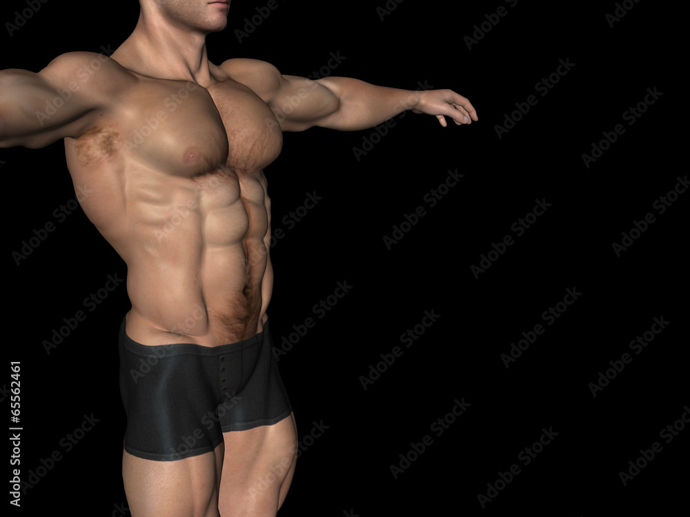 Conceptual man muscles background Conceptual man muscles background