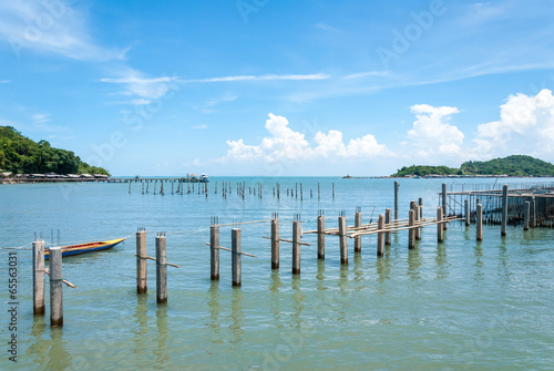 Sea, island and blue sky view at Thailand © zyphyrus