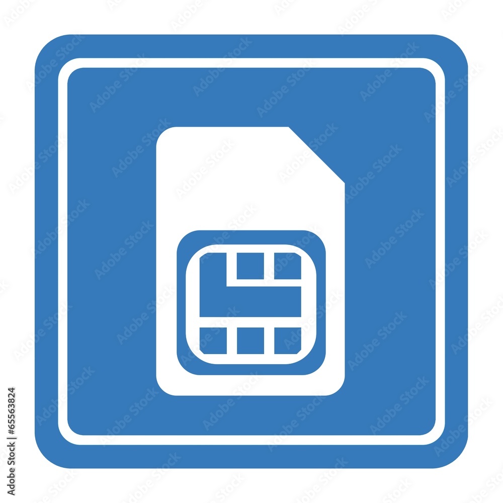 Carte SIM dans un panneau Carte SIM dans un panneau