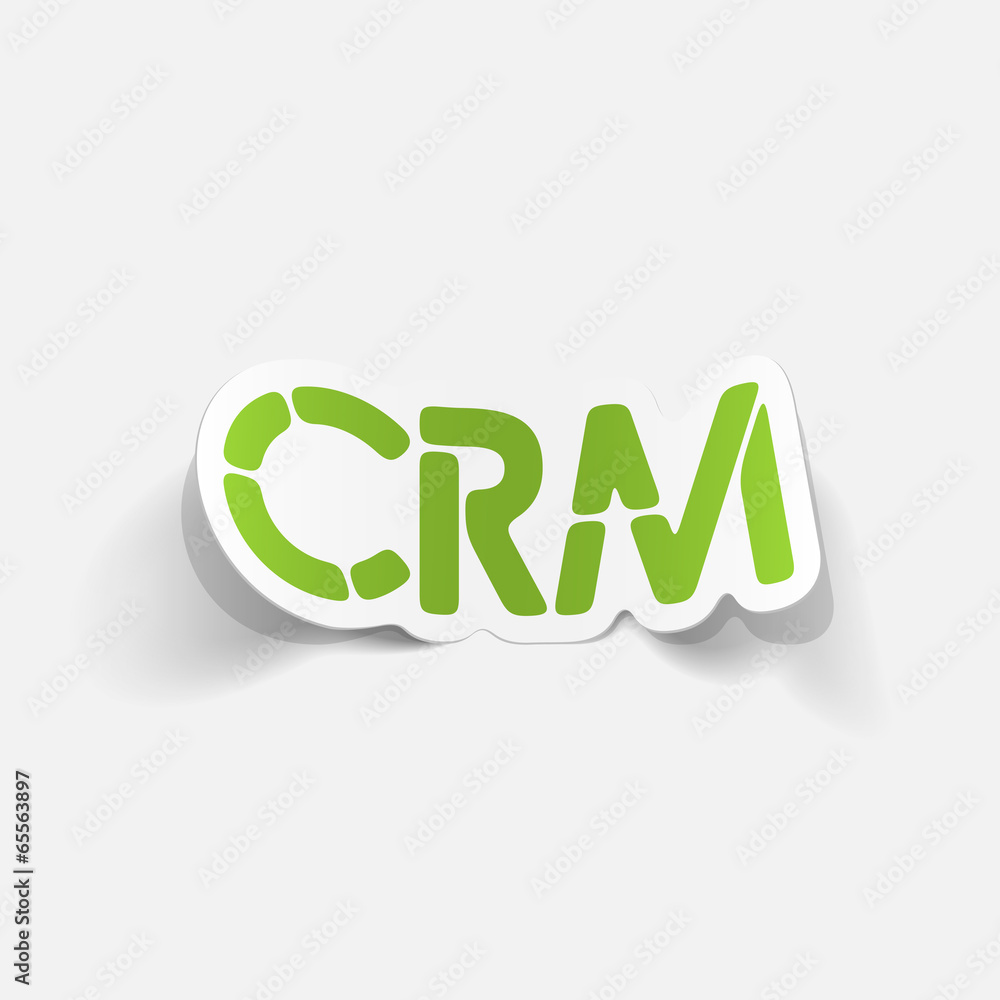 realistic design element: CRM