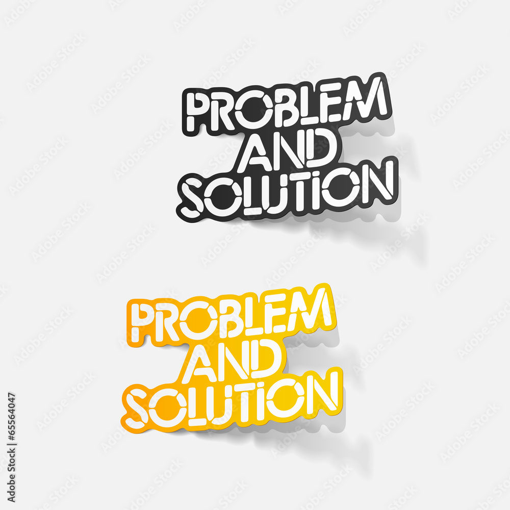 realistic design element: problem and solution