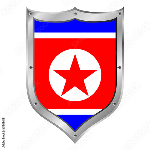 Free Download North Korea flag button. - GFXLoad
