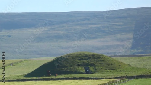 Maeshowe, a neolithic burial cairn in Orkney, Scotland