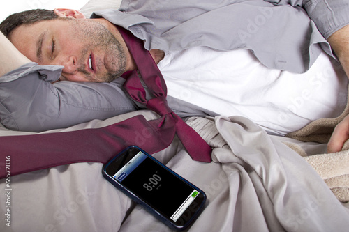 tardy employee unable to wake up in time to get to work