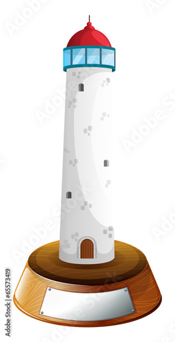 A tower trophy