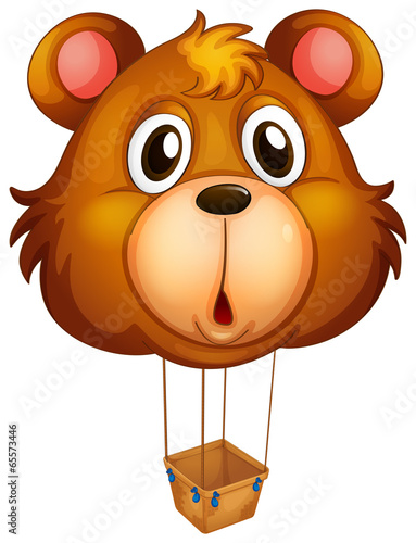 A brown bear balloon