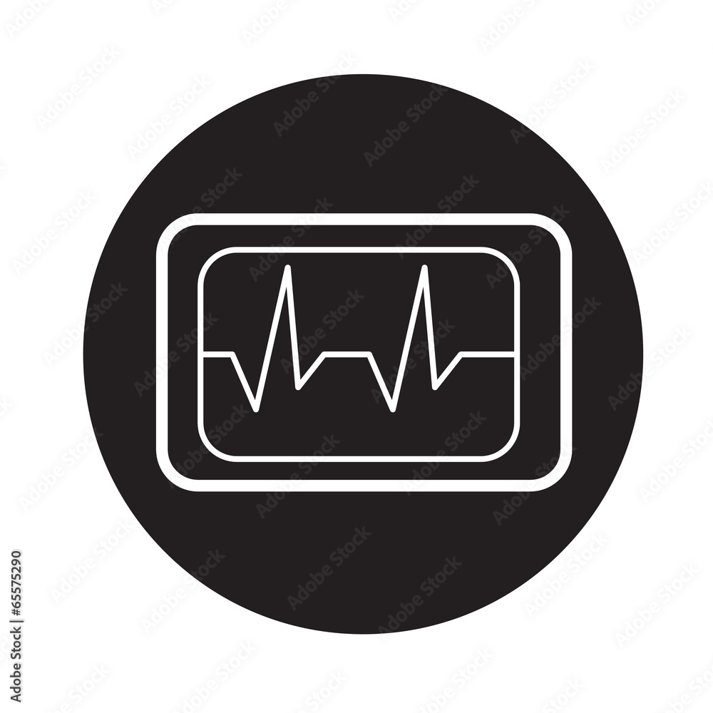 heart beat icon vector heart beat icon vector