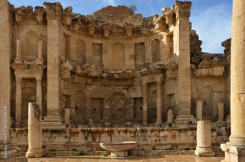 Fototapeta premium Nymphaeum, Jerash