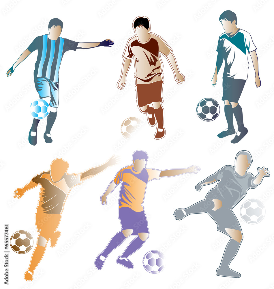 Naklejka premium soccer