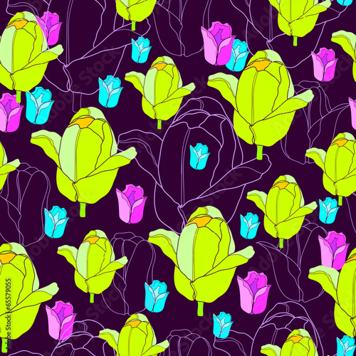 Floral seamless pattern