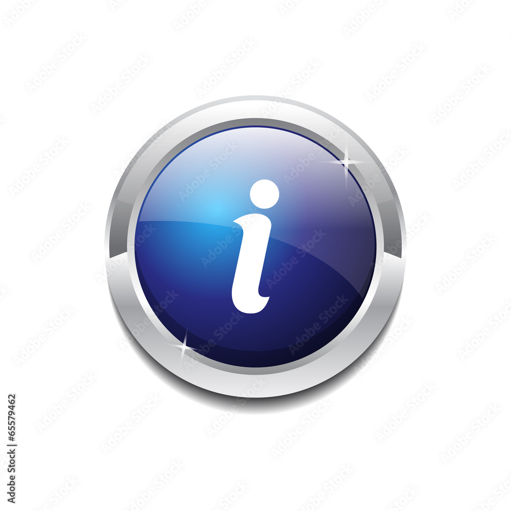 Info Circular Vector Blue Web Icon Button Info Circular Vector Blue Web Icon Button