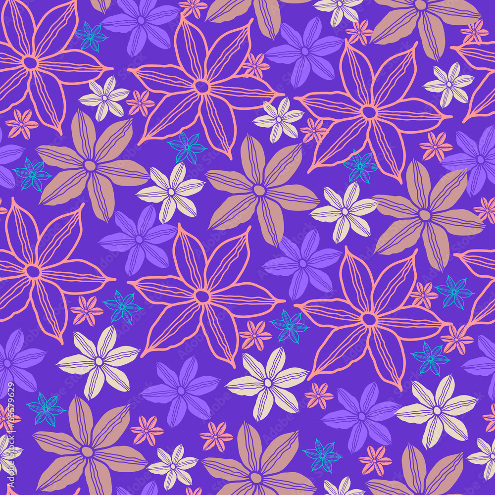 Floral seamless pattern Floral seamless pattern