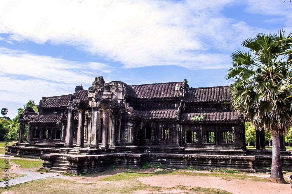 The ancient temple of Angkor Wat near Siem Reap, Cambodia. The ancient temple of Angkor Wat near Siem Reap, Cambodia.