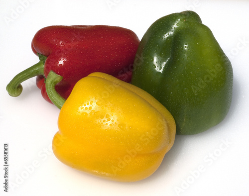 Paprika; Capsicum; annuum; photo