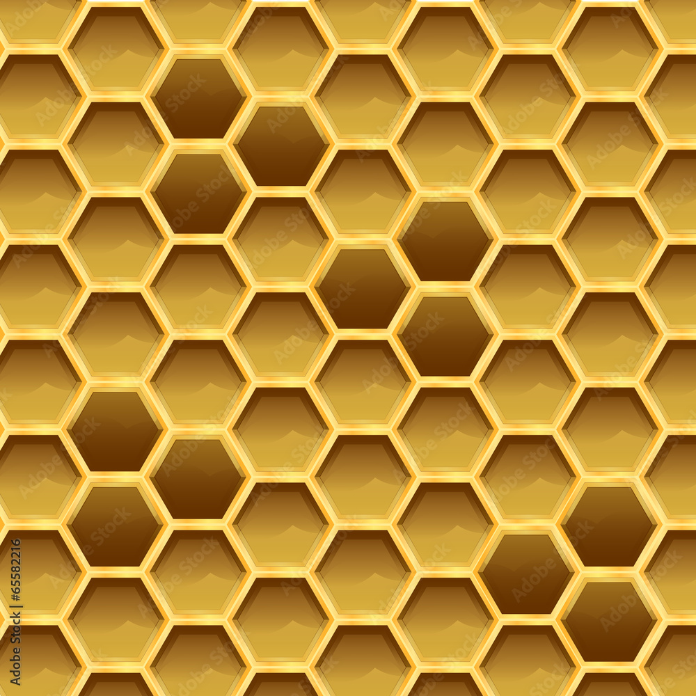 Create honeycomb with larvae texture Create honeycomb with larvae texture