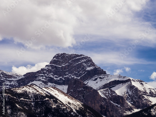 Mountain peak in Rockies