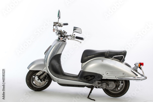 City scooter on a white background photo