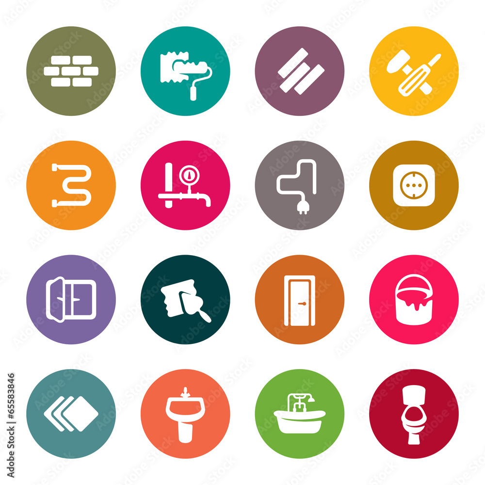 Repair icon set Repair icon set