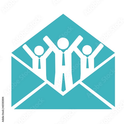 conceptual business mail