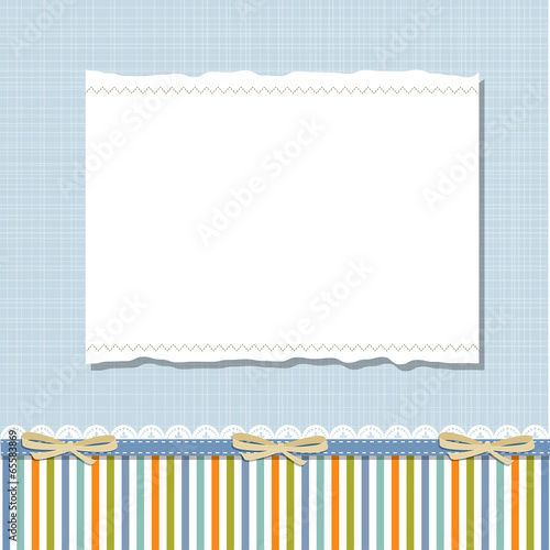 Cool template frame design for greeting card