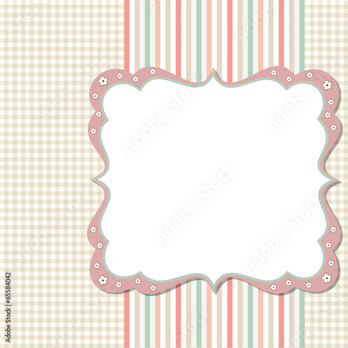 Cool template frame design for greeting card